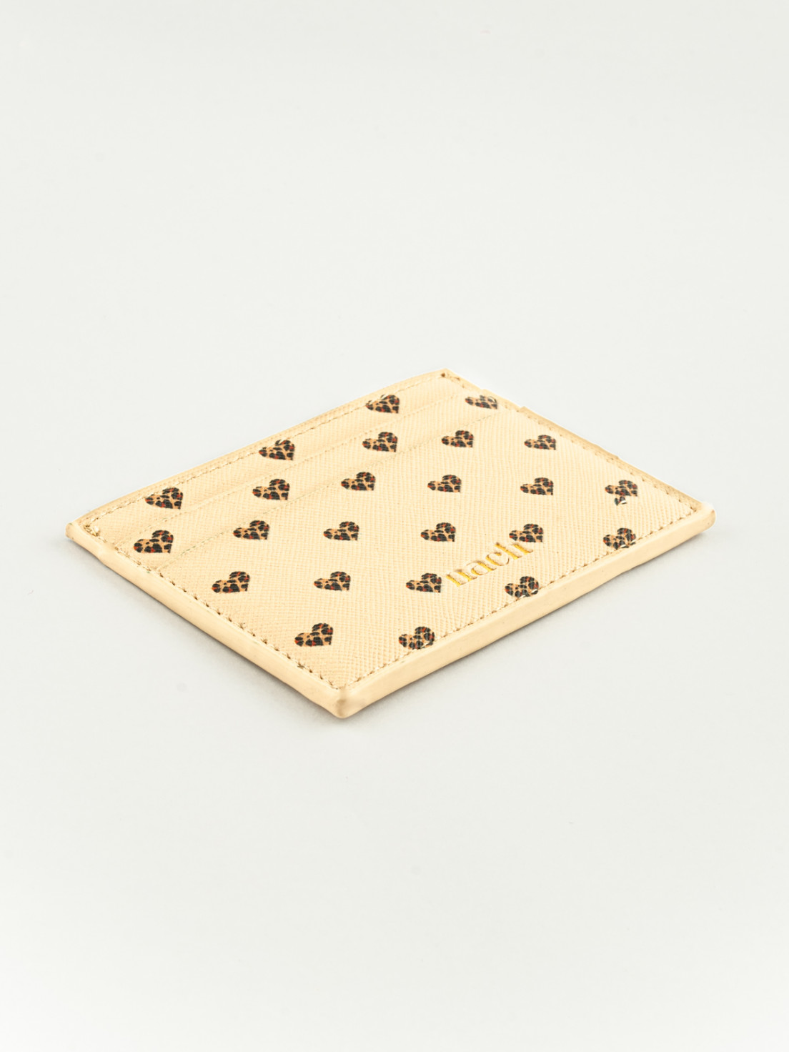 Leopard-print card holder