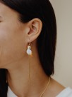 earrings pendant cockatoo animal porcelain hand painted
