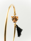 Bracelet doré léopard