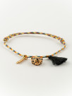 Leopard rope bracelet