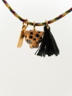 Bracelet corde léopard