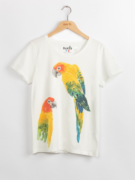 T-shirt perroquets