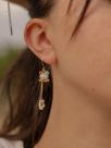 Hen & pendants earrings