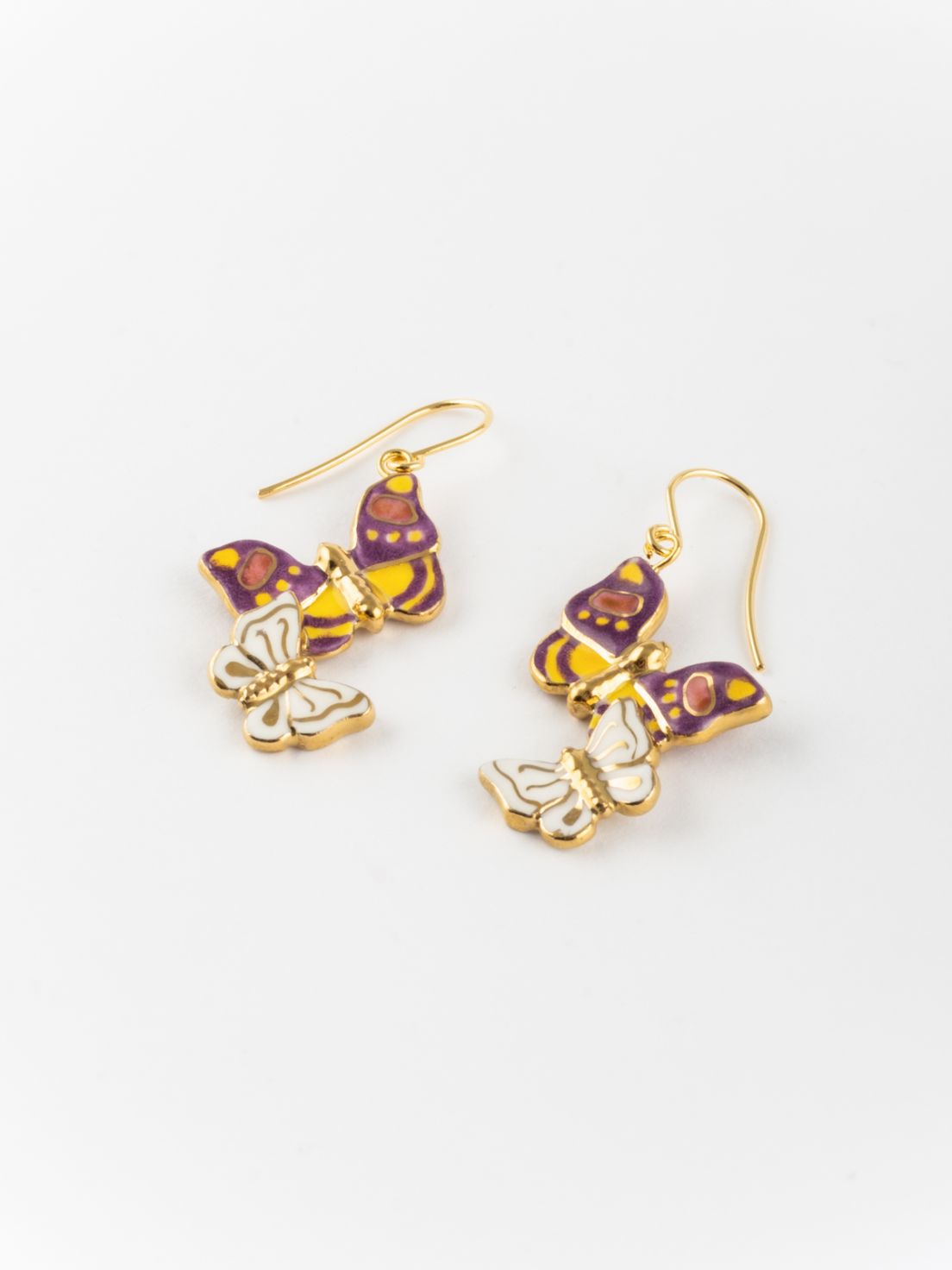 Purple Butterfly Earrings – Daisy Chikk