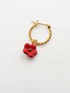 Red flower mini hoop - Sold individually