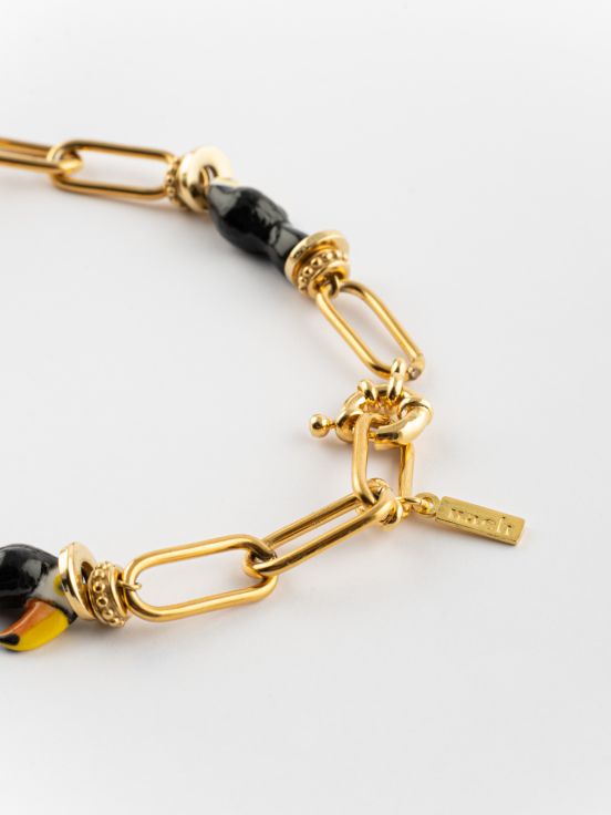 Toucan chain bracelet