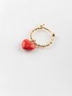 Red heart mini hoop - Sold individually - Premier amour