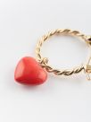 Mini créole coeur rouge - Vendue à l'unité - Premier amour