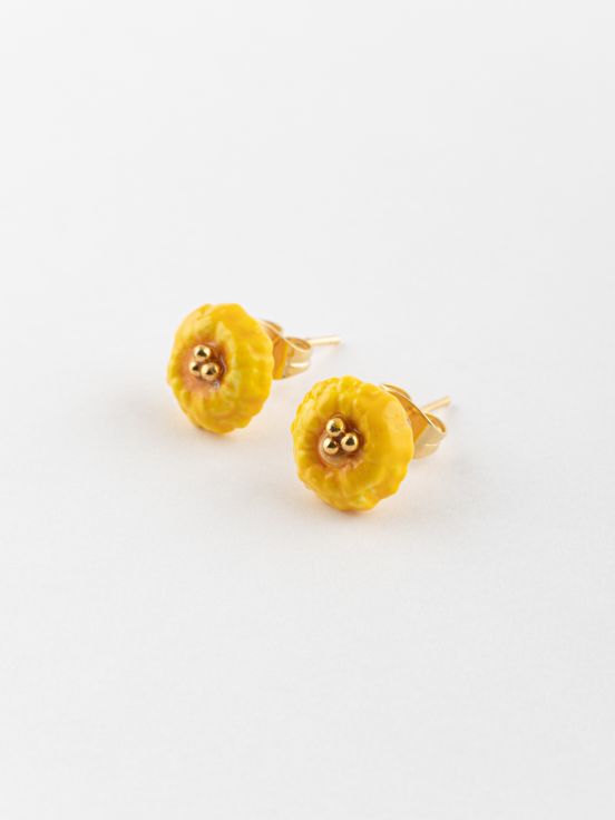 Dandelion stud earrings
