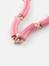 Cockatoo & pink beads neckace
