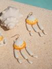 Shell & drops earrings