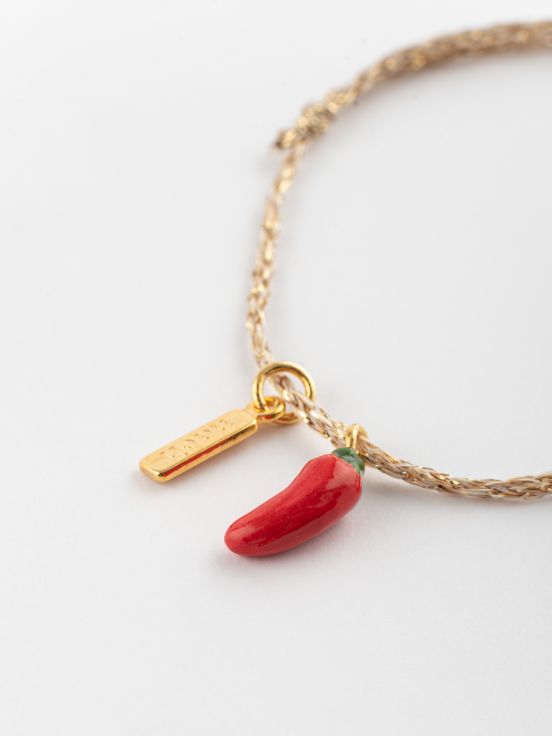 Neapolitan cornicello cord bracelet - Lucky you
