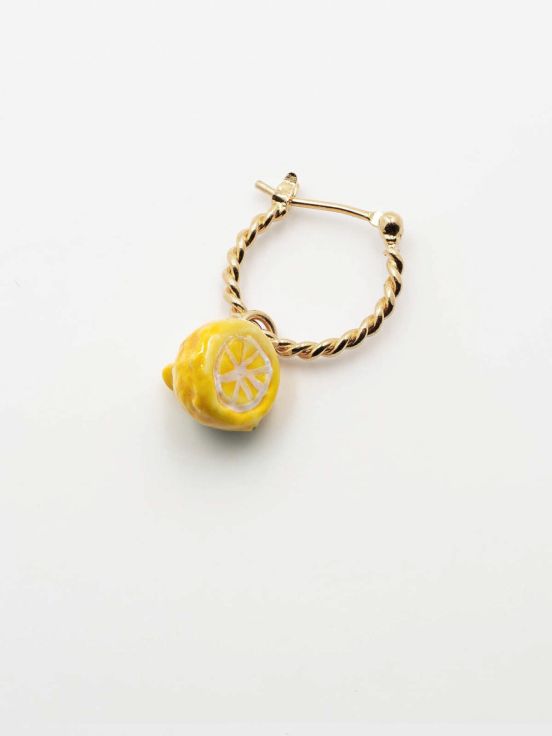 Lemon mini hoop - Sold individually