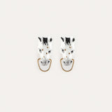 White horse head ear fleas