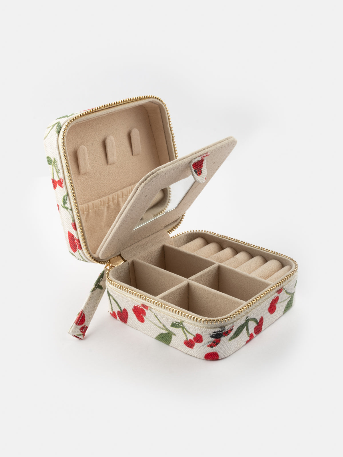 Cherries and Hearts Jewelry Box - Chérie Cherry