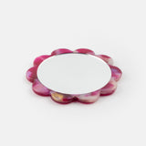 Miroir rose en forme de fleur - Chérie Cherry