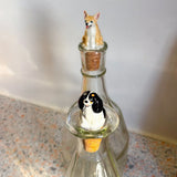 Bouchon de bouteille upcyclé - Chihuahua beige