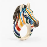 Colorful Zebra Ring