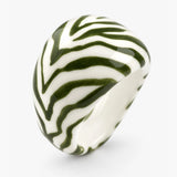 Green zebra ring