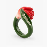 Anillo Tulipe de porcelana