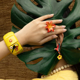 Tiger lily ring