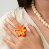 Tiger lily ring