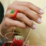Strawberry ring - Belles du Sud