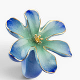 Anillo de porcelana jazmín azul