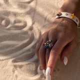 Spotted fish ring