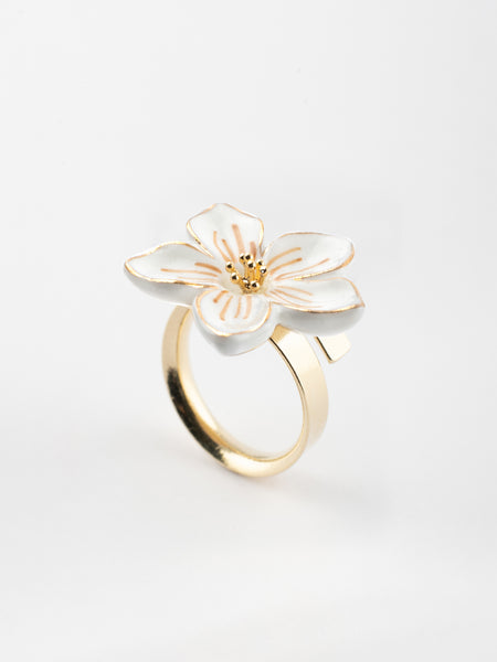 Nach(ナッシュ) リング フリーサイズ Bague fleur jaune Bague fleur jaune – NACH BIJOUX