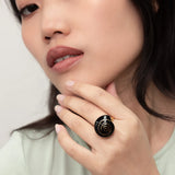 Black snail ring