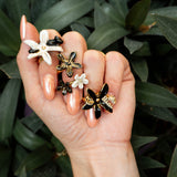 Bague fleur d'Erine et léopard