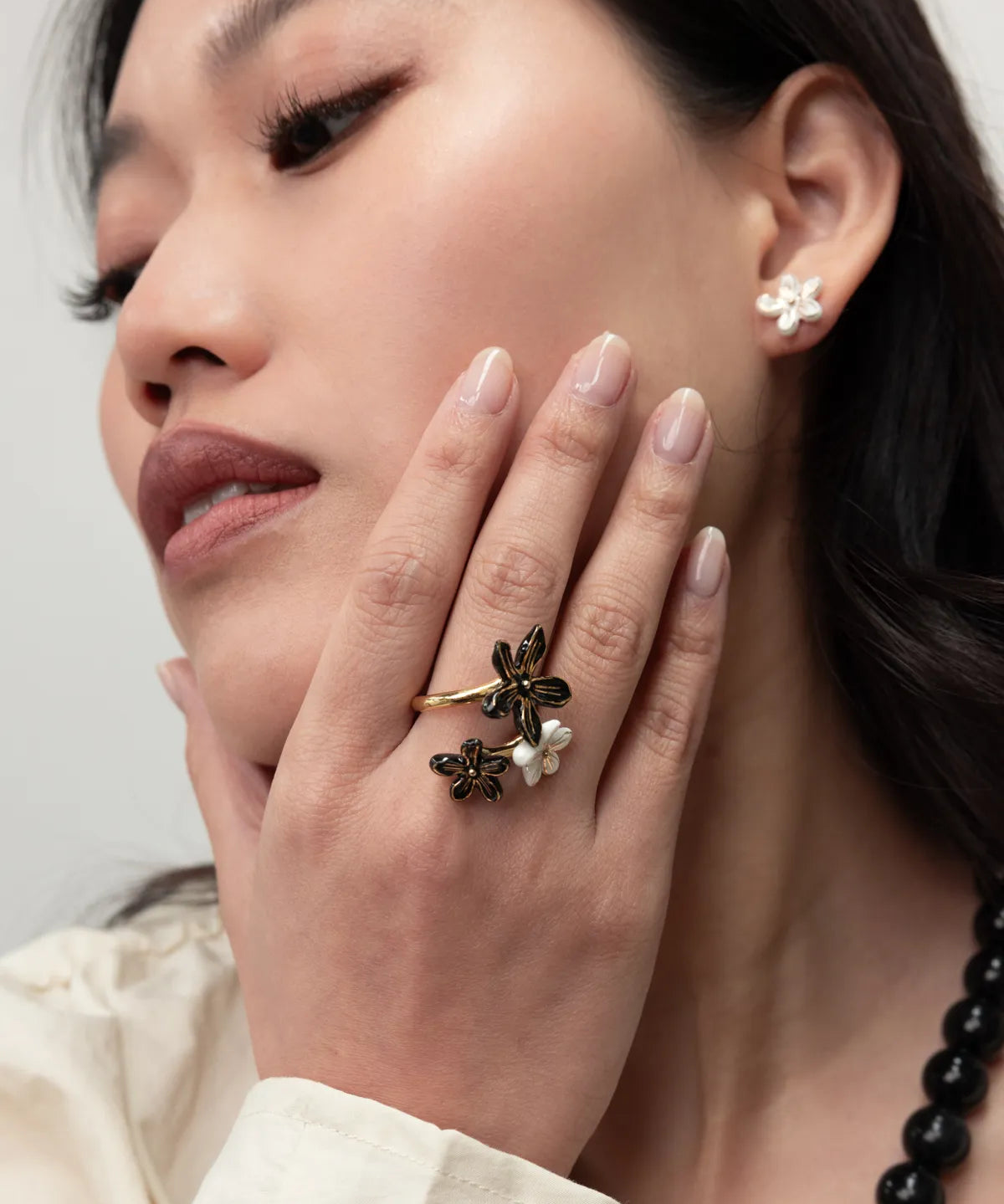 Bague multi fleurs d'Erine