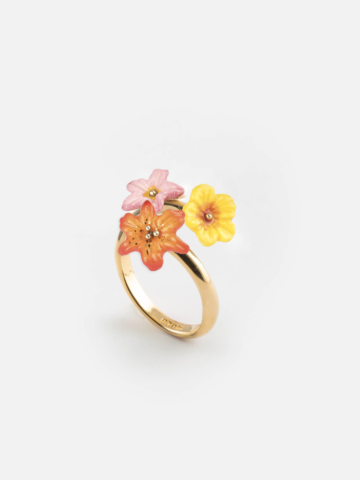 オーダー∞ handmade ＊メジャー　ring flower Tropical multi-flower ring – NACH BIJOUX