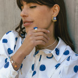 Anillo FacetoFace flores de jazmín