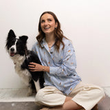 Striped Oversized Shirt - Like Cat and Dog