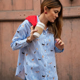 Oversized striped shirt - Like Cats &amp; Dogs