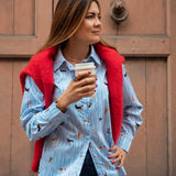 Oversized striped shirt - Like Cats &amp; Dogs