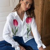 Chemise Tulipes - Viens, on sème