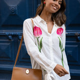 Chemise Tulipes - Viens, on sème