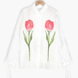 Chemise Tulipes - Viens, on sème