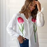 Chemise Tulipes - Viens, on sème
