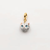 Cat head charm