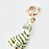 Green zebra charm