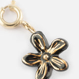 Charms fleur d'Erine noire