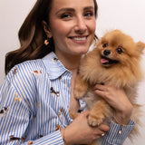 Striped Oversized Shirt - Like Cat and Dog