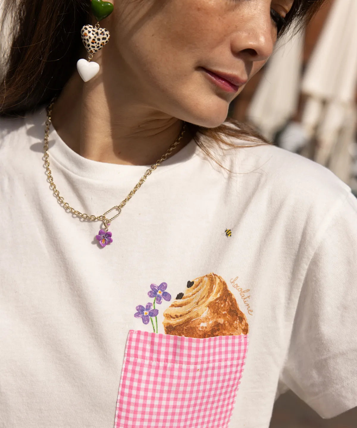 T-shirt Olga - chocolatine