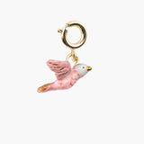 Charm de paloma rosa