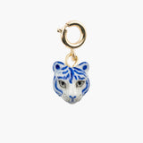 Charm's tigre bleu et blanc