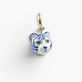 Charm's tigre bleu et blanc